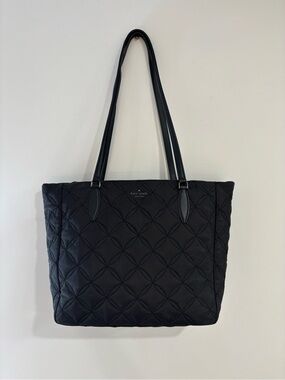 kate spade Black Quilted Tote
